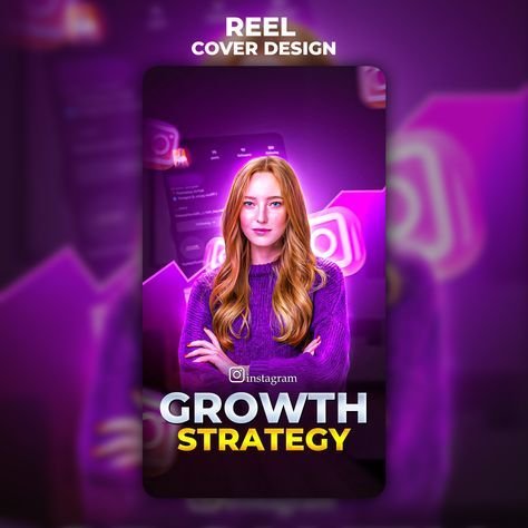 ✨ Viral-style Reels cover design for influencers & creators